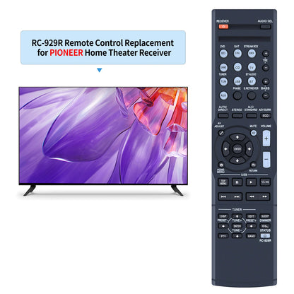 RC-929R Remote Control For Pioneer AV Receiver HTP-074 VSX-325 VSX-531