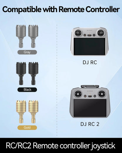 LKTOP 3 Pairs Mini 3/Mini 3 Pro/Mini 4 5 Pro/Air M, Gray/Gold/Black