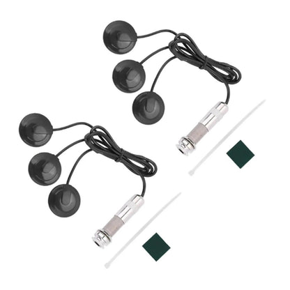 2Pcs Piezo Vibration Sensor Pickup 6.35mm Jack for Acoustic Guitar Cello Mandola