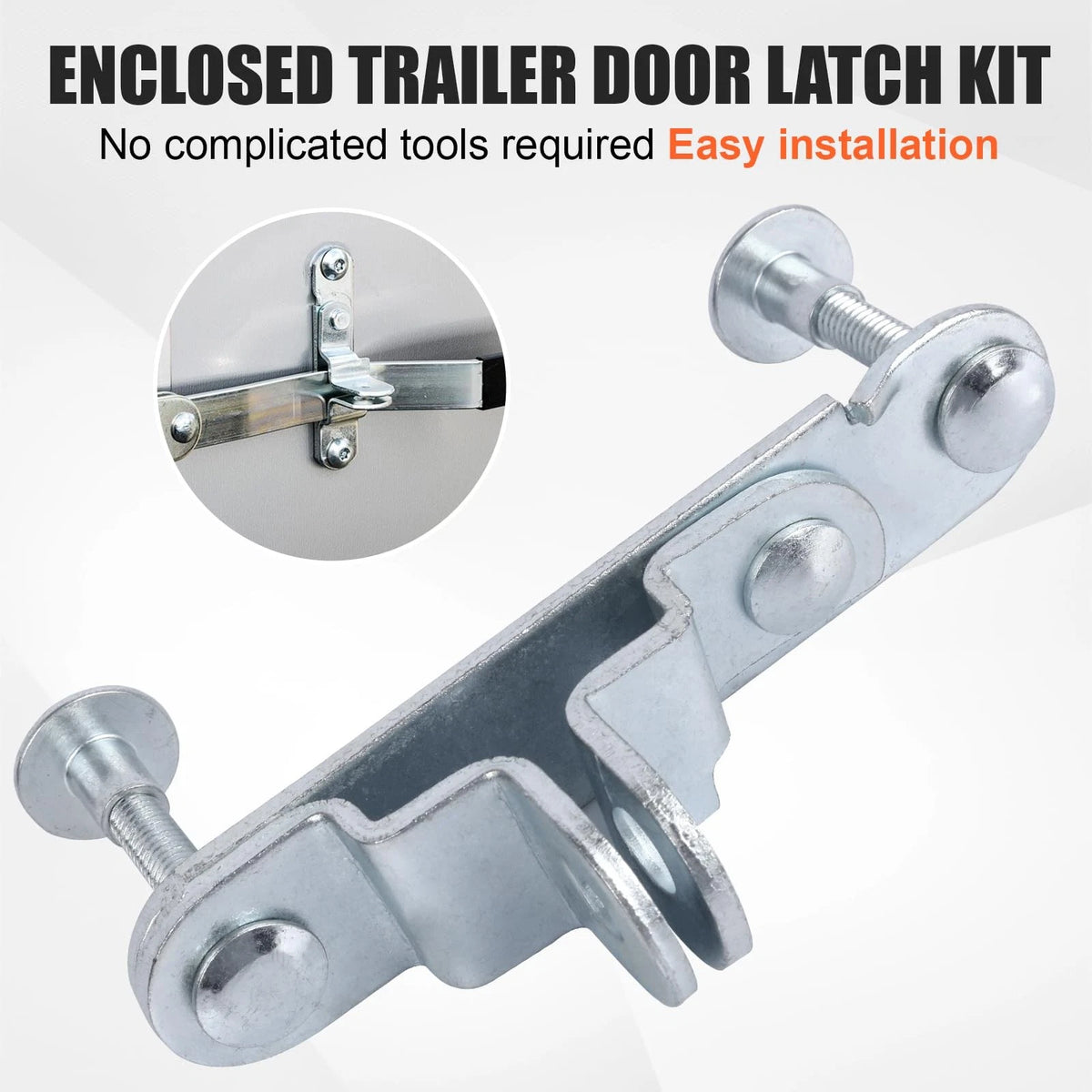 GDW Cargo Trailer Door Latch Hasp Keeper for Ramp Padlock Race Bar Lock...