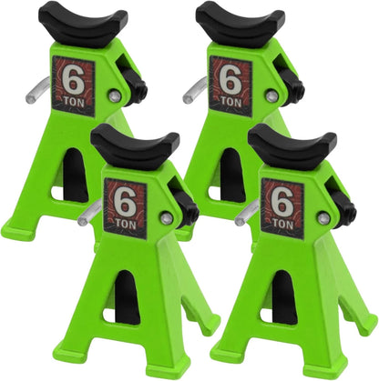 4Pcs ShareGoo 1/24 RC Scale Toy Decoration Metal Mini Jack Green
