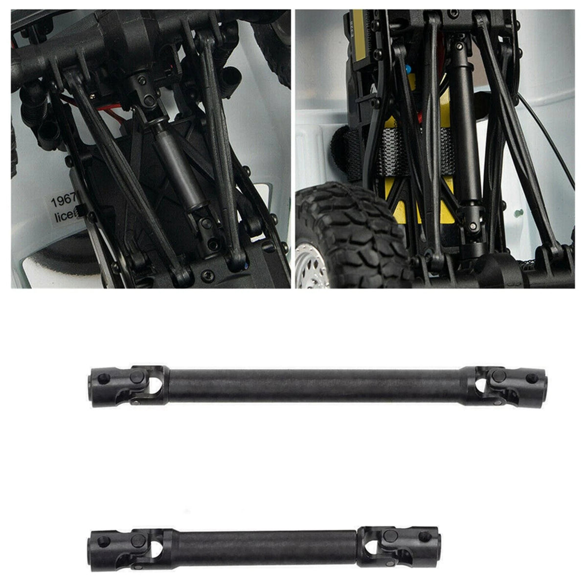1Pair Metal Front&Rear Drive Shaft For Axial 1/10 RBX10 ryft AXI03005 Model Car