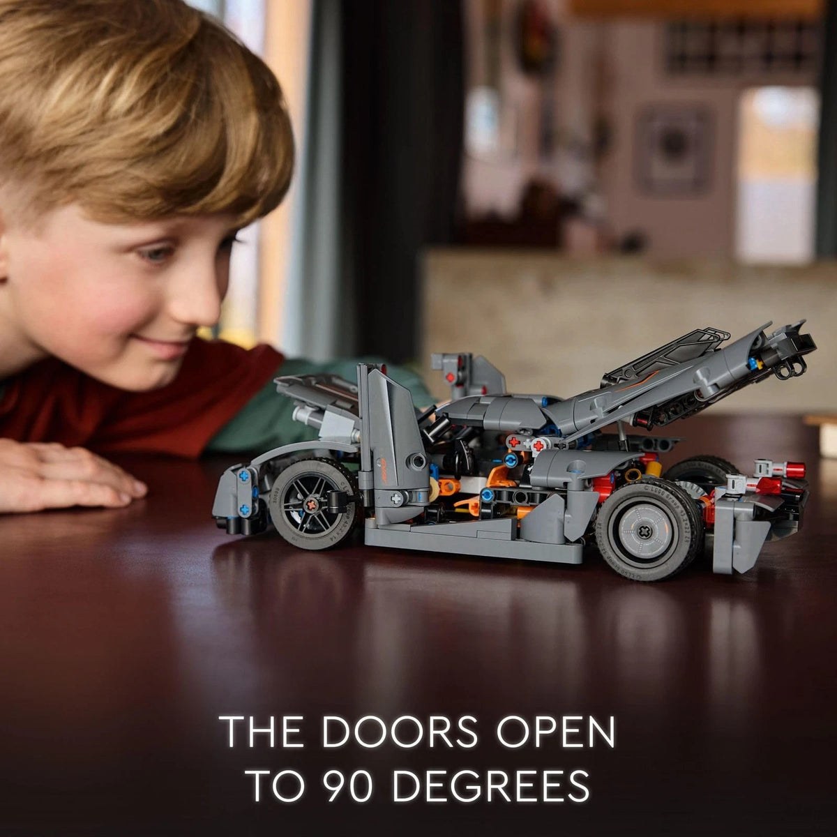 LEGO Technic Koenigsegg Jesko Absolut Grey Hypercar, Sports Car Multicolor