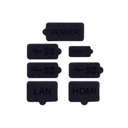 PC+Silicone Dust Cover Plug Protective Anti-Dust Cover Kit For PS5 Console