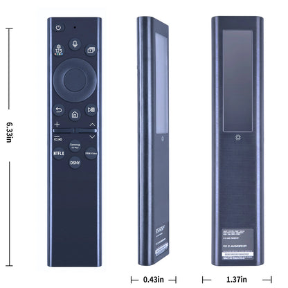 For Samsung BN59-01385A Solar USB Rechargeable Voice Remote QLED Series TV