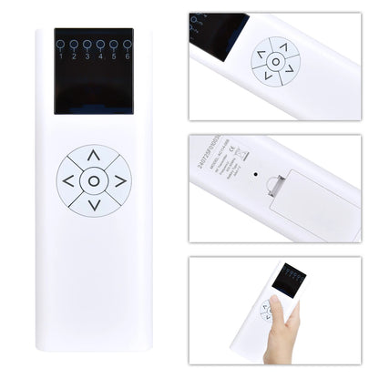 AC114-06B 6 Channel Remote Control For Motorized Wireless Blinds Controller