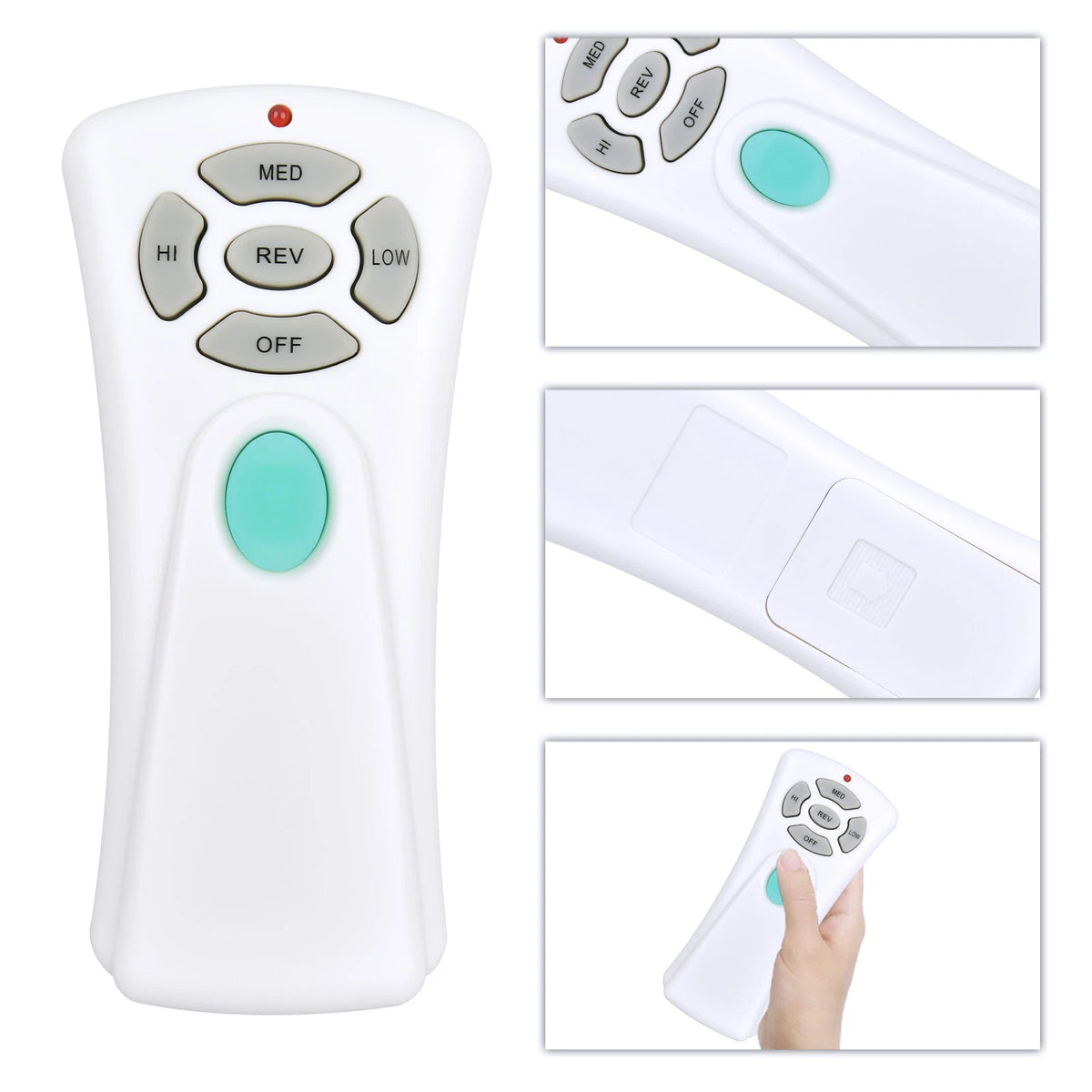 For Hampton Bay Ceiling Fan CHQ7080T UC7080T Remote Control