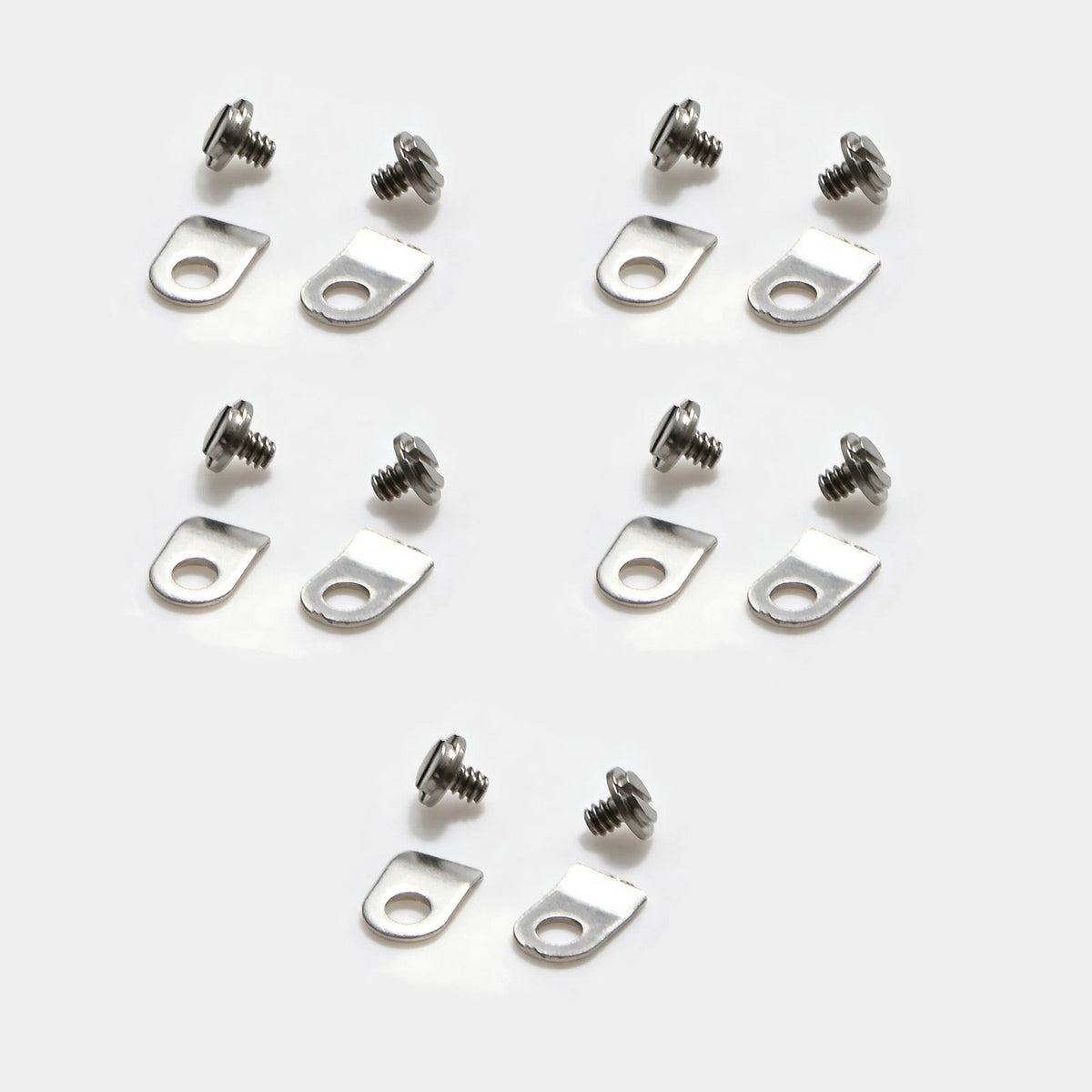10 Sets Casing Clamps Tab & Screw For Watch Movement ETA 2824 2834 2846 2836