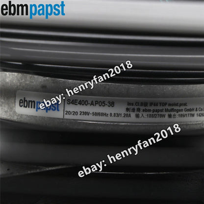 Ebmpapst Fan S4E400-AP05-38 AC 230V 188/270W 1620RPM ??400MM Condenser Fan