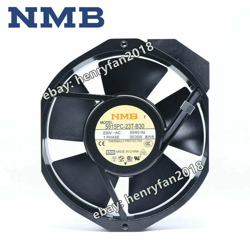 NMB Fan 5915PC-23T-B30 Axial Fan 230VAC 35W 50/60Hz UPS Power Supply Cooling Fan
