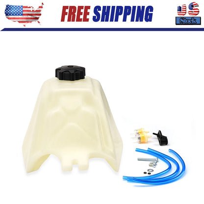 Fuel Tank Gas Tank for 1985-1986 Honda TRX125 Fourtrax 125 Plastic White