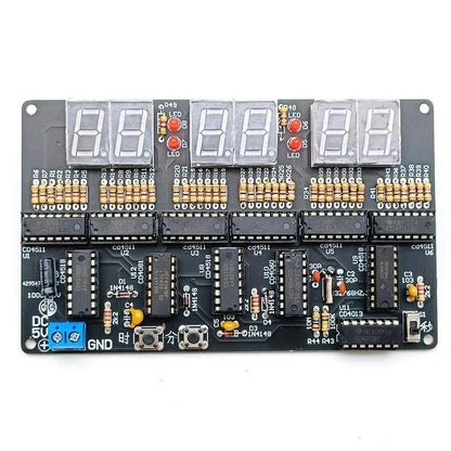 GODIYMODULES DC 4.5V-5.5V 6-bit Digital Circuit Clock kit, Small, Black