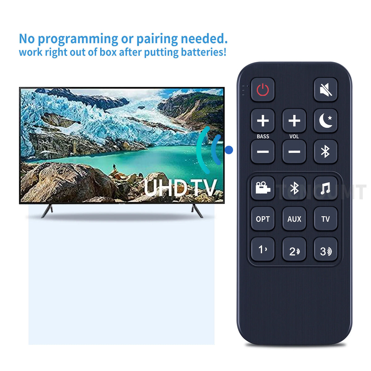 For Polk Audio Sound Bar Signa S1 S2 S3 RE6214-1 Soundbar Replace Remote Control