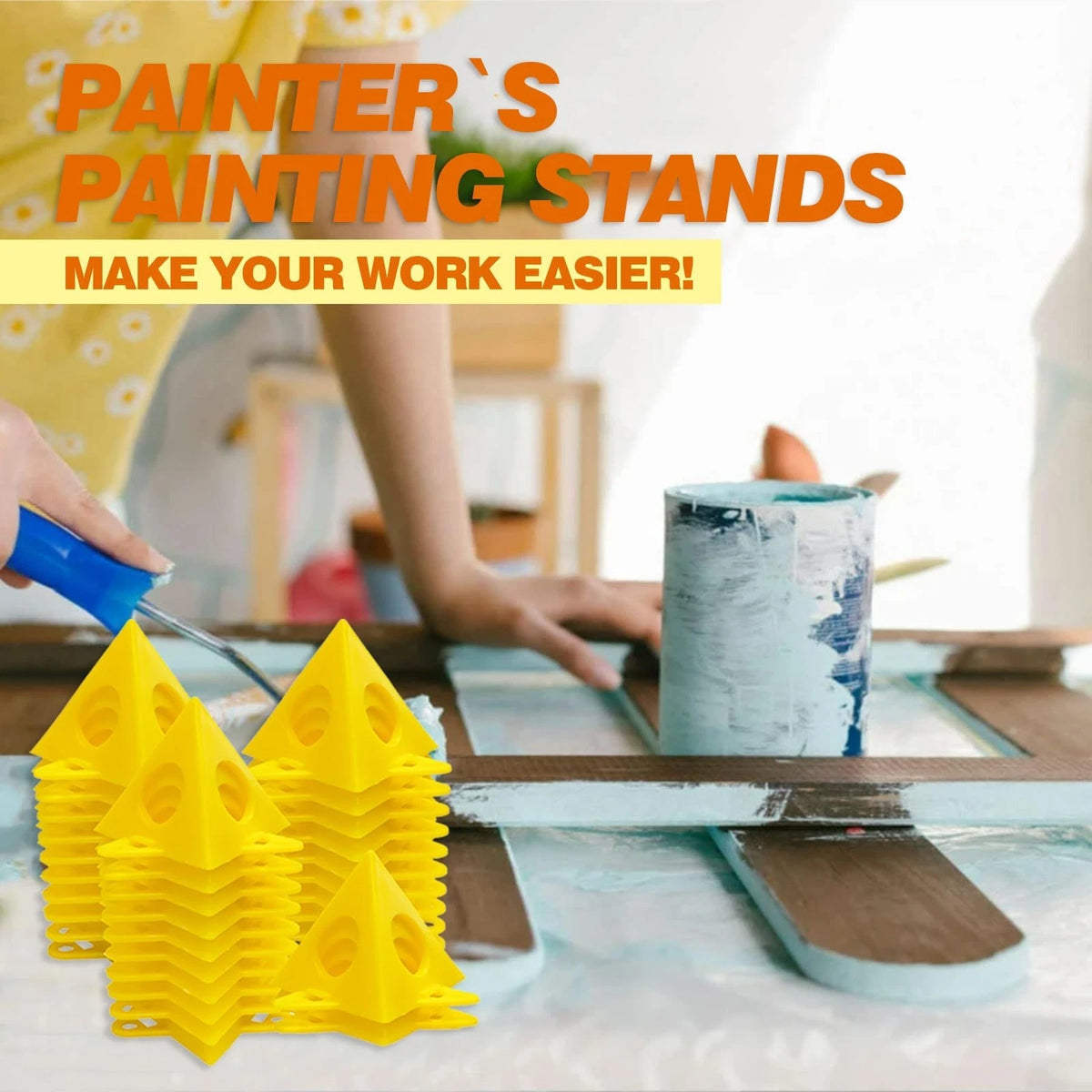 KATA Painters Pyramid Stands: 36pcs Painting Pyramids Stands for Mini, 36pc