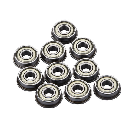 10x Metric Flanged Bearing Flange Ball Bearing F608ZZ 8*22*7mm Flange Bearing