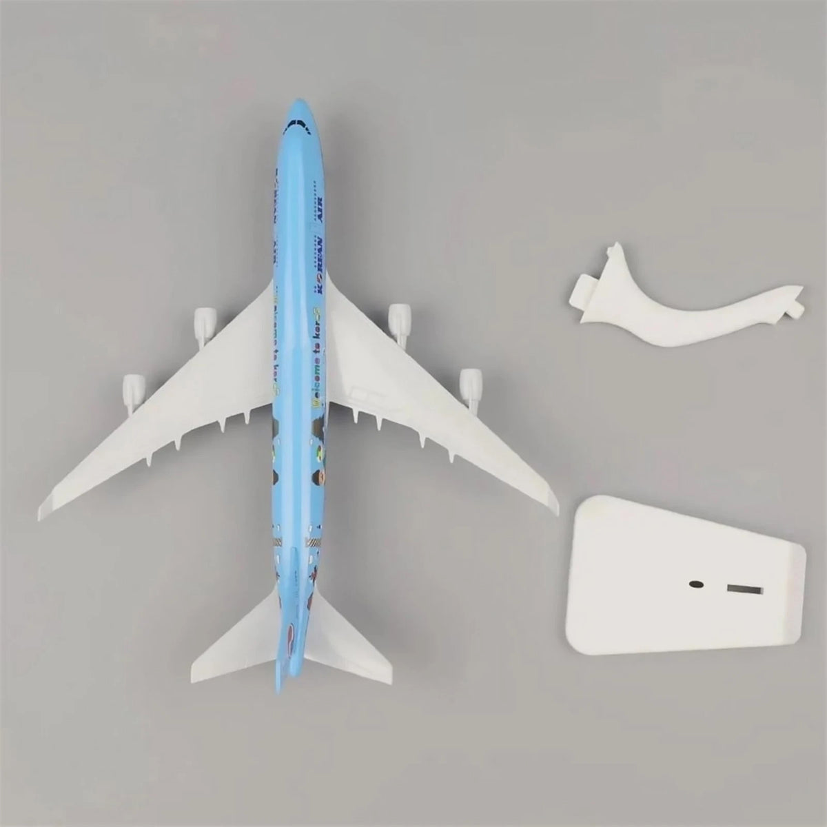1:350 Diecast Alloy Korean Air Aircraft B747 Airplane Simulation Model Display