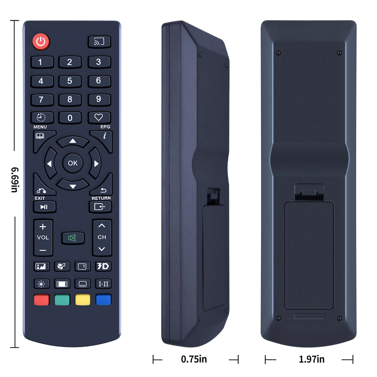 Remote Control For Soniq TV GAR1 / QT185 SPN55UX17B003