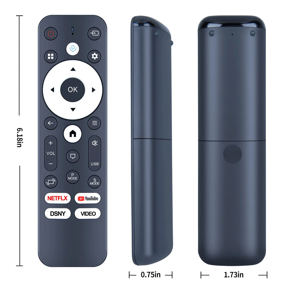 Voice Remote Control For Gaimoo 4K Smart Home Outdoor Projector GM600 NTV