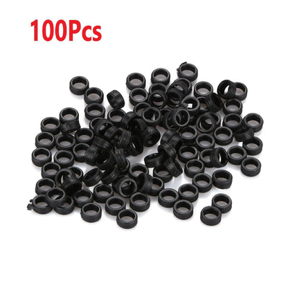 100Pcs 1:64 Rubber Tire Diorama Diorama Display Model Scene Accessories Toy