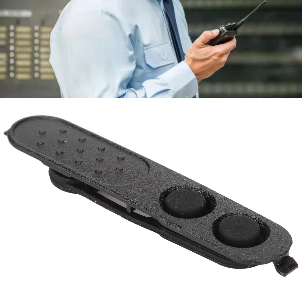 5Pcs Walkie Talkie PTT Lock + Rubber For Motorola XIR P3688 DEP450 DP1400 CP200d