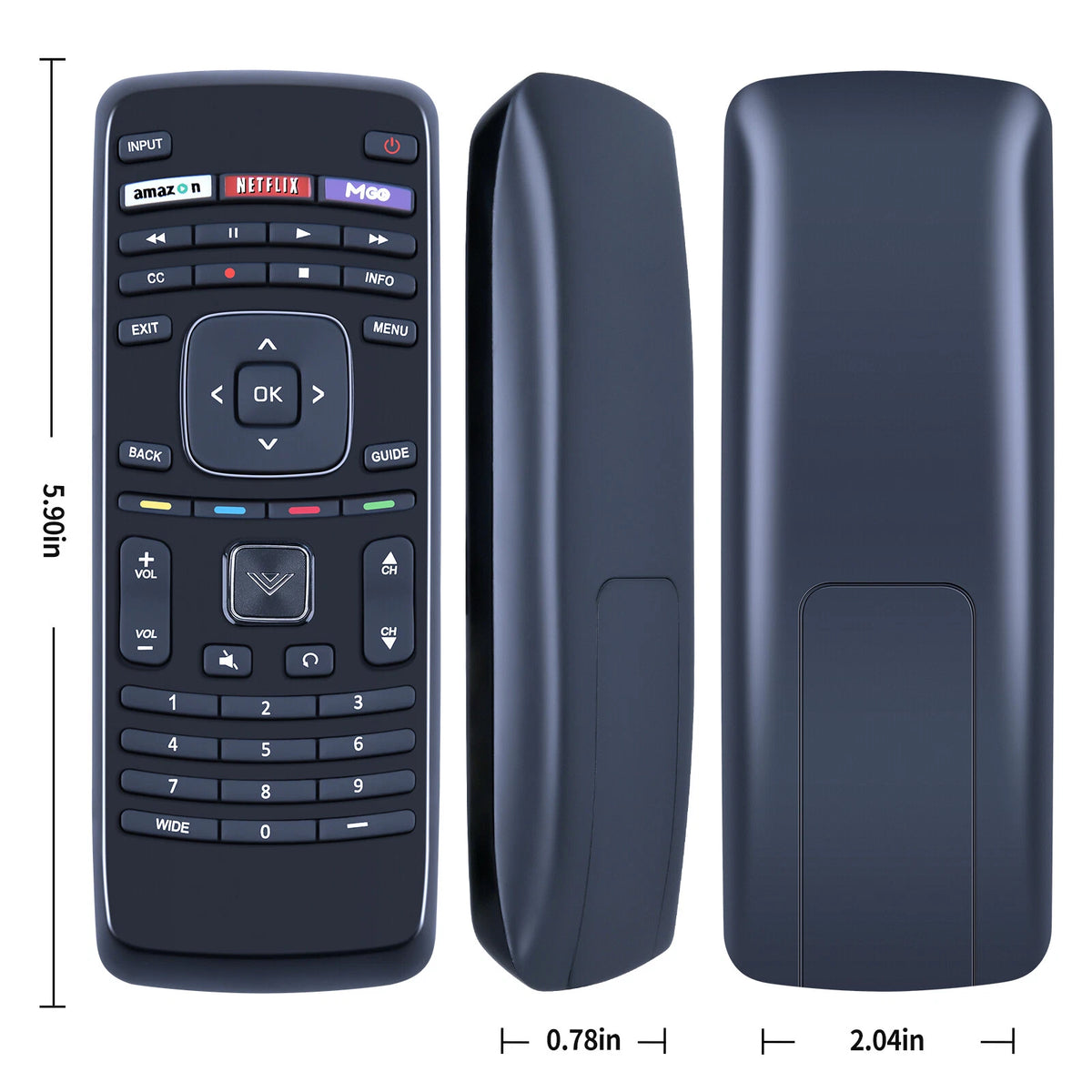 XRT112 Universal Remote Control For VIZIO All LED LCD HD 4K UHD HDR Smart TVs