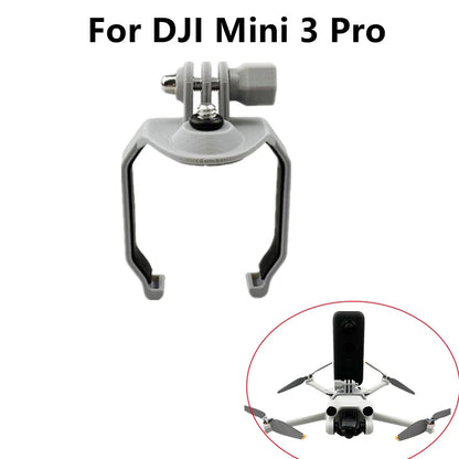 Sports Camera Top Expansion Adapter Bracket 1/4 Screw Mount For DJI Mini 3 Pro
