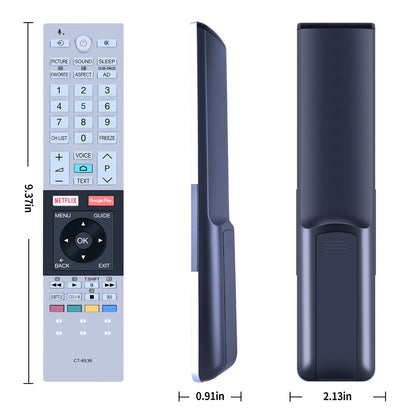 CT-8536 Remote Control For Toshiba TV 50U7880 58U7880 43U775 49U775 55U775