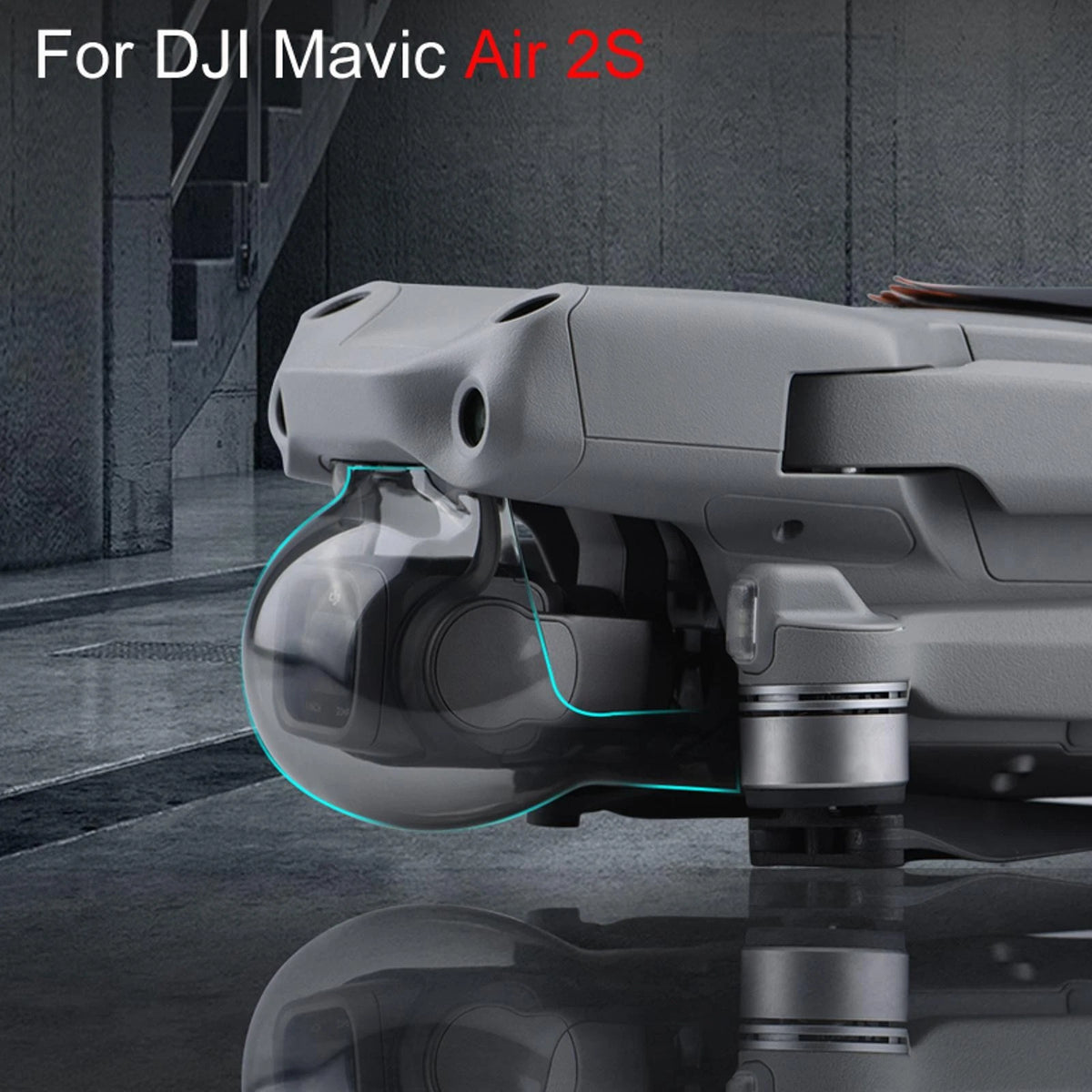 PC Drone Lens Cap Protective Cover Gimbal Protector for DJI Mavic Air 2S N