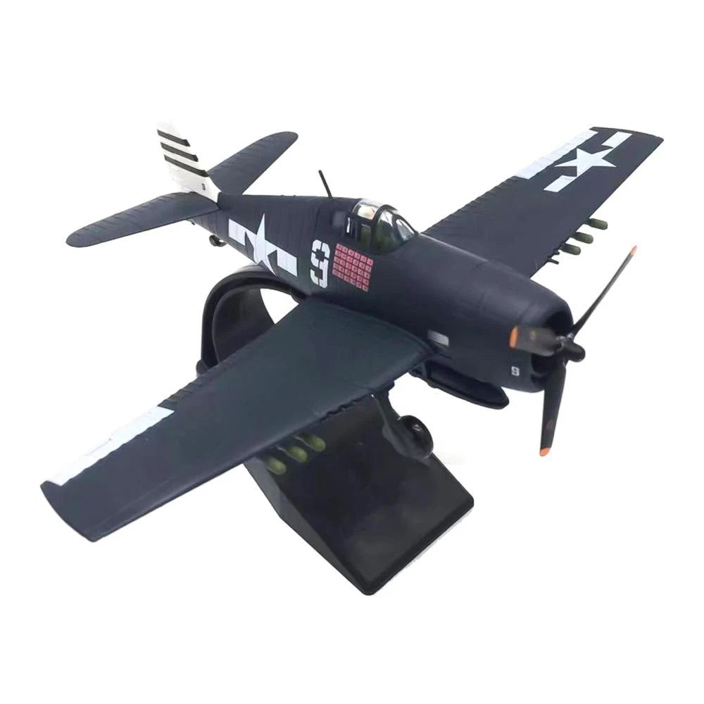 1:72 WWII U.S. F6F Hellcat Shipboard Fighter Alloy Military Aircraft Plane Model