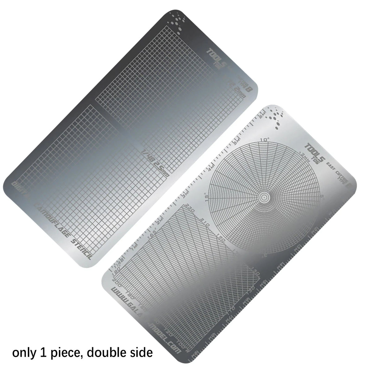 T06A02 Stainless Steel Masking Sheet Easy Cutting Type Board Hobby Tools Fxcf