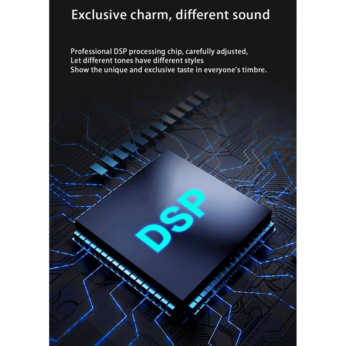 Portable Handheld Voice Changer With 8 Sound Effects For Karaoke Live Streaming