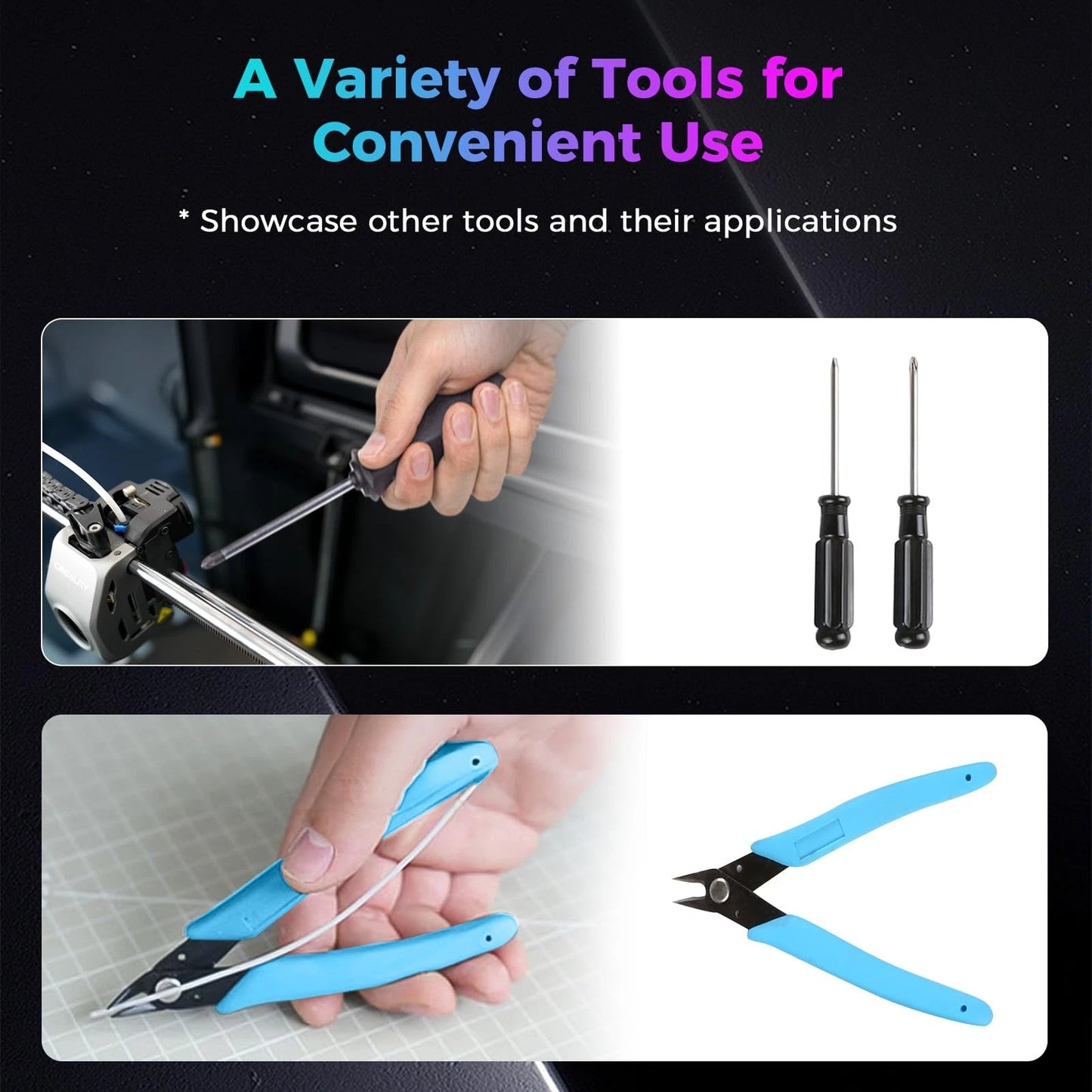 Creality Official 3D Printer Tool Kit, 14 Pcs in 1 Printing Wrap...