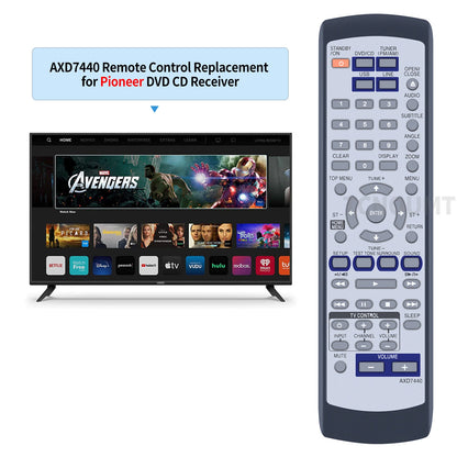 AXD7440 Remote Control For Pioneer DVD Audio HTX-360DV DCS-360 XV-DV353