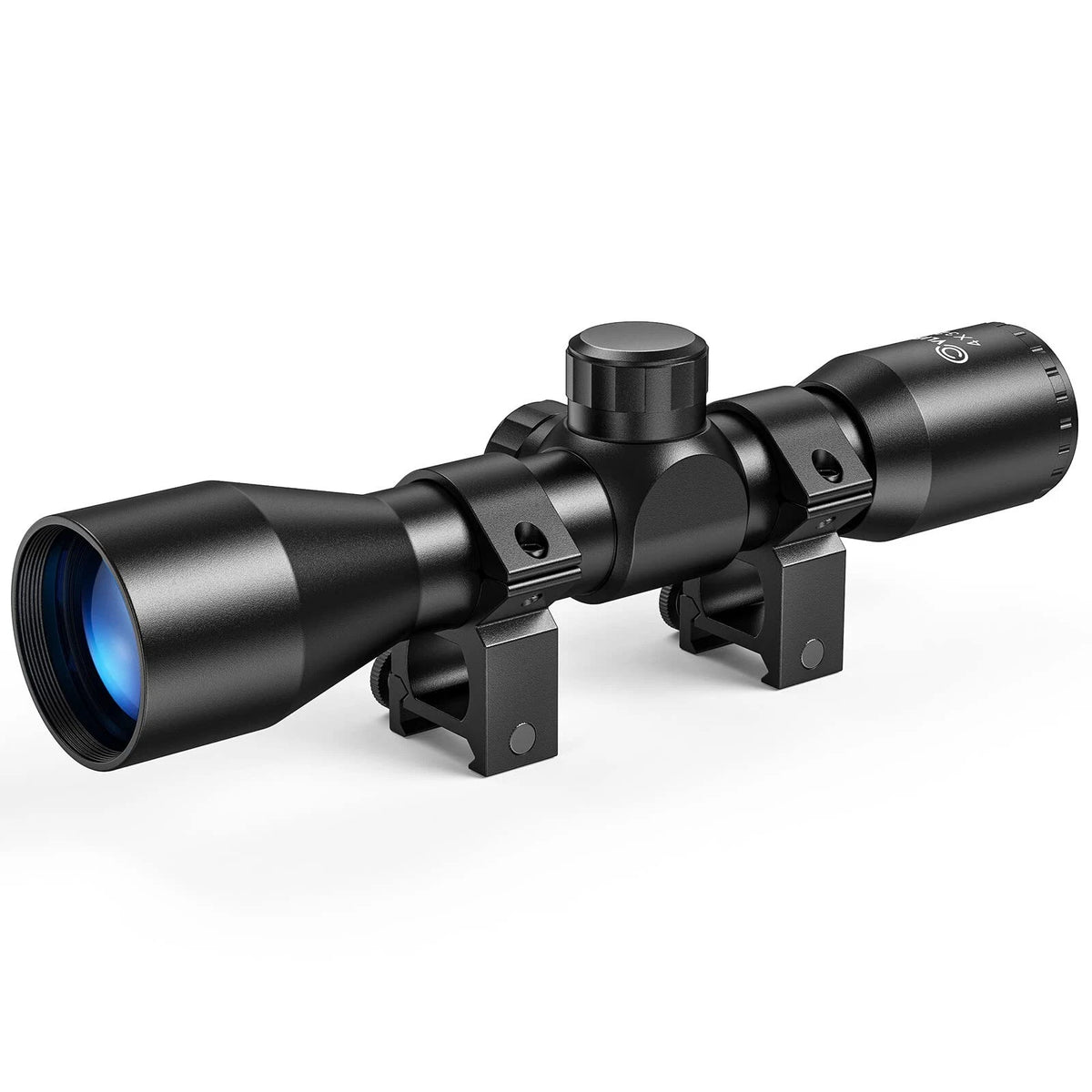 CVLIFE 4x32 Compact Rifle Scope Crosshair Optics Hunting 20mm, Clear