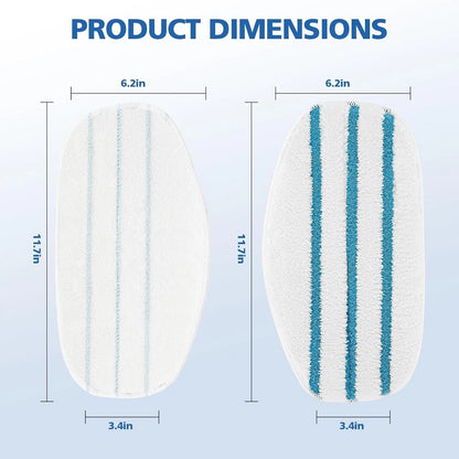 LINNIW 6 Pack Replacement Steam Mop Pads Compatible for of 6, PAD 6