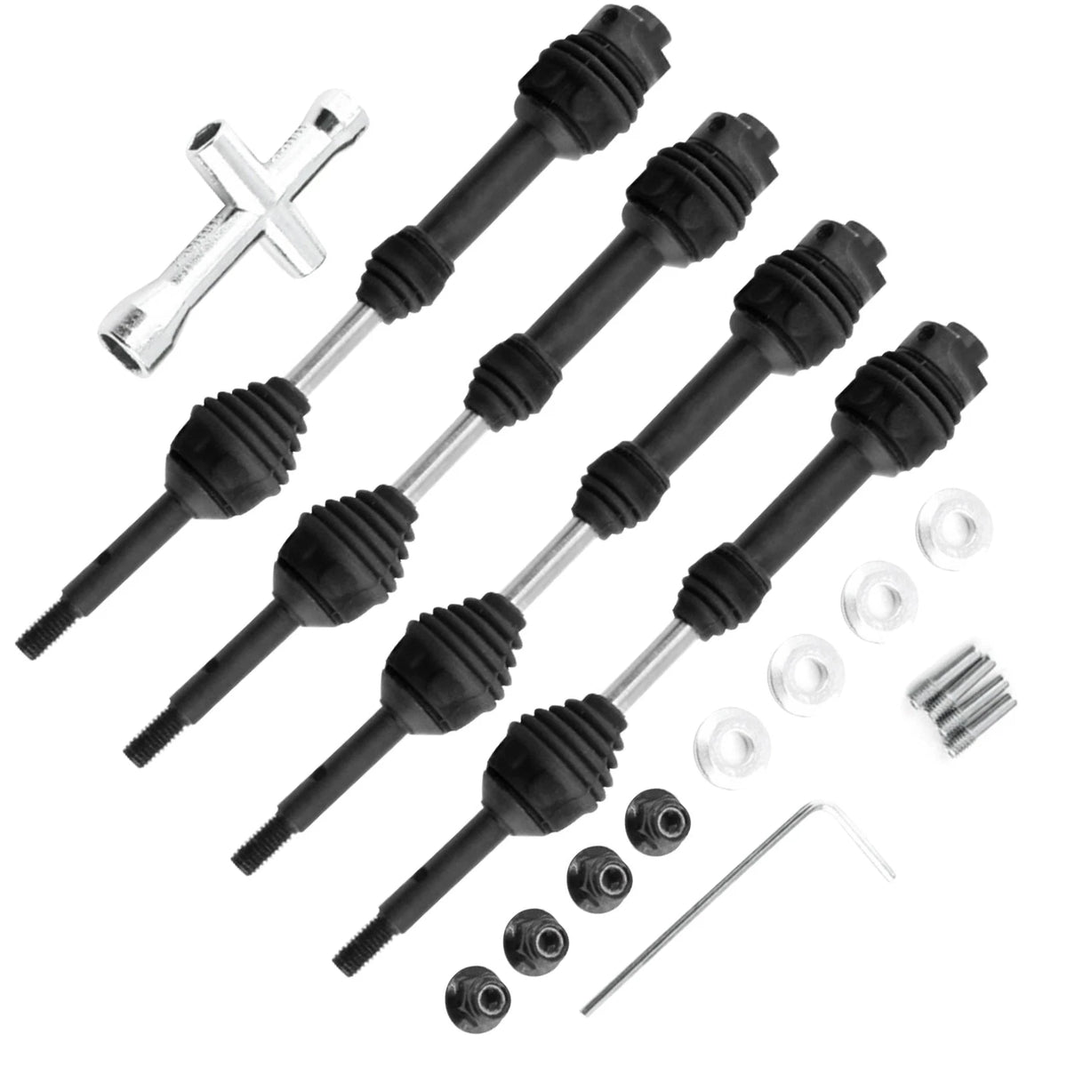 1/10 RC Car Metal Drive Shaft For TRAXXAS Hoss/Rustler/Slash/Stampede 4X4 2wd i