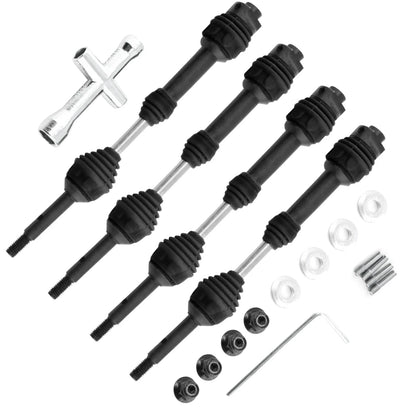 1/10 RC Car Metal Drive Shaft For TRAXXAS Hoss/Rustler/Slash/Stampede 4X4 2wd i