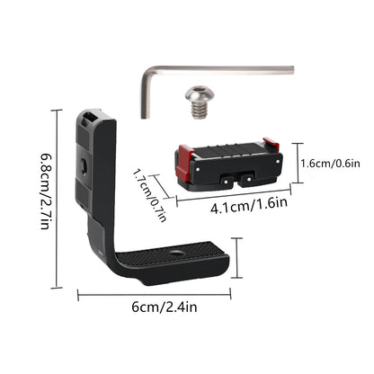 L-shaped Magnetic Quick Release Extension for DJI Osmo 360 With Adapter Tool