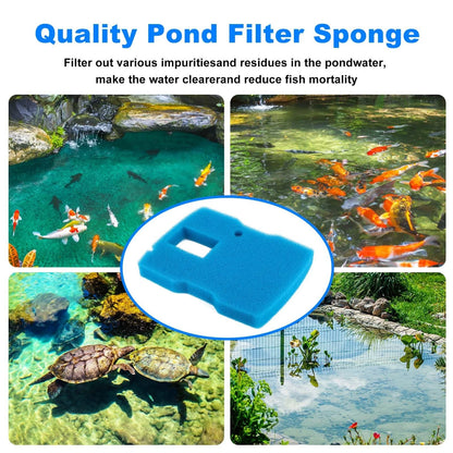 Kscjdg Pond Filter Pad Fountain Sponge Replacement CUF-6000 blue