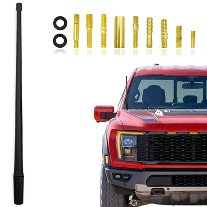 13 Inch Flexible Rubber Antenna Replacement for Wrangler JK/JL, ['black']