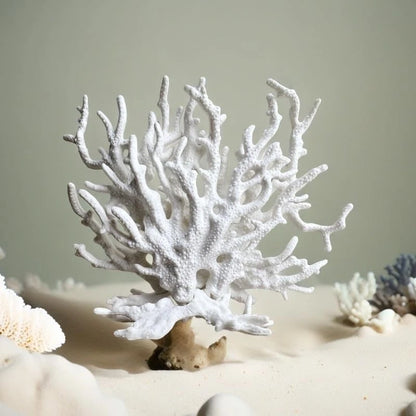 SwandTanpand Fish Tank Decorations,Aquarium Corals Decoration, Medium, White
