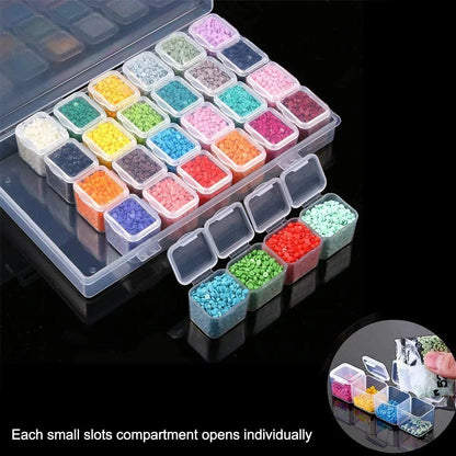 22 Pieces 5D Diamonds Painting Tools and Accessories Kits with Diamond Red
