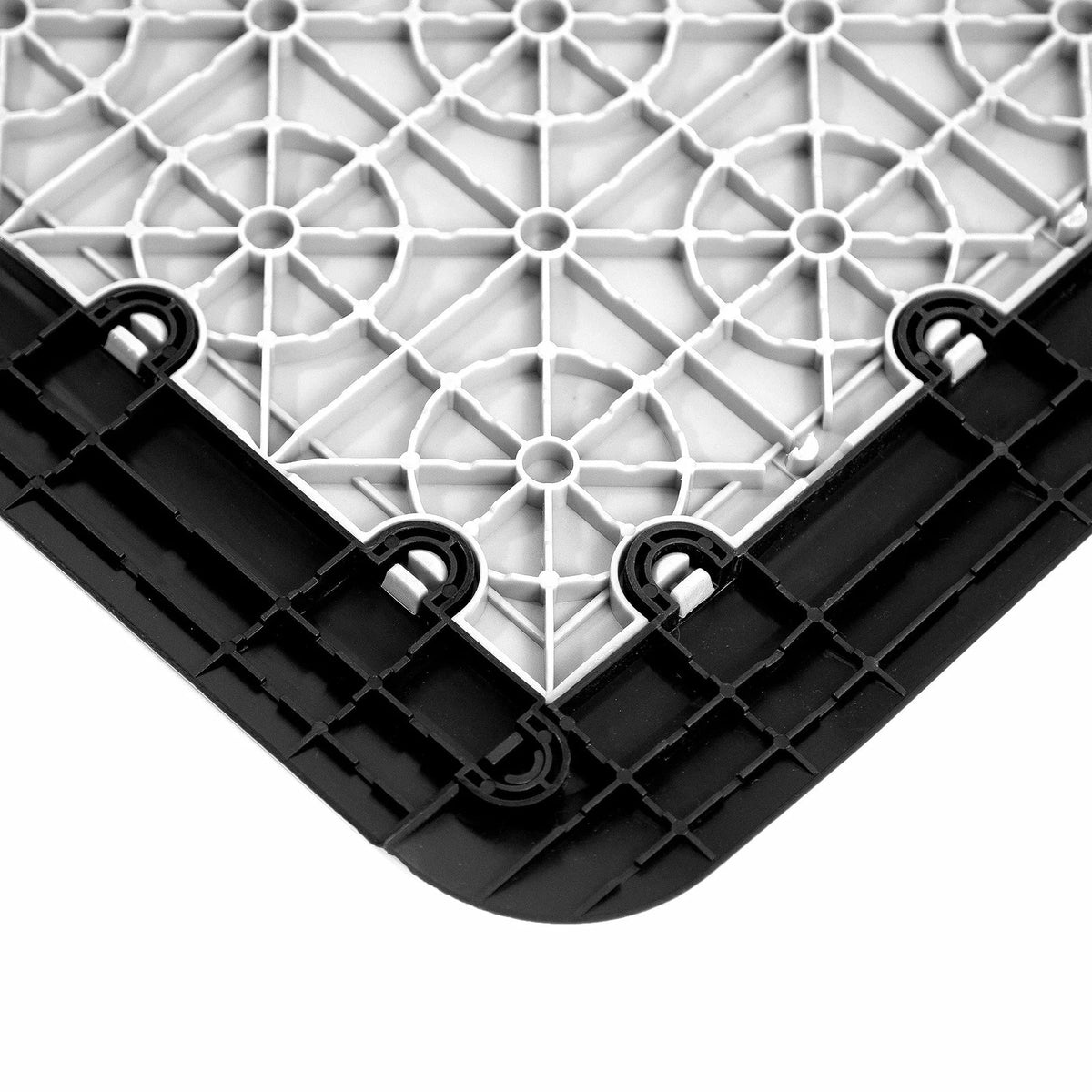 IncStores Edge Pieces for Nitro Interlocking 4 Pack - Female Edge, Black