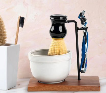 dgudgu Safety Razor Shave Kit Mens Shaving For Men Black black