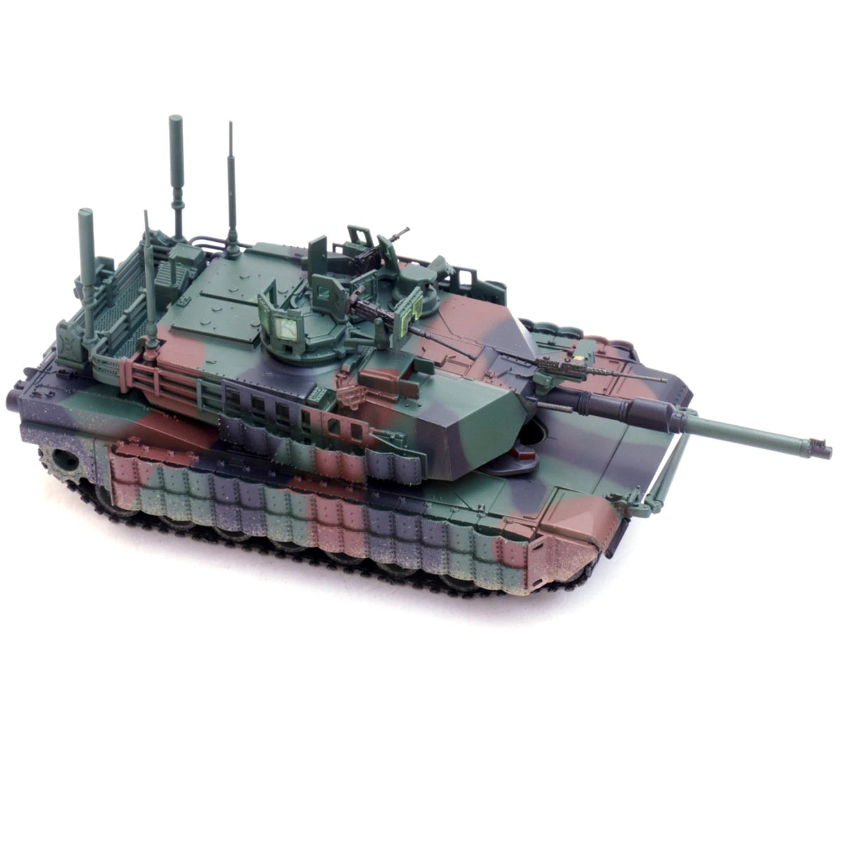13.5cm Diecast 1/72 US M1A2 TUSK II Abrams Main Battle Tank Model Static Display