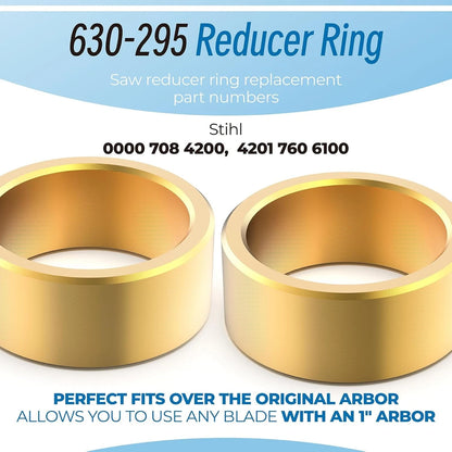 630-295 Reducer Ring Compatible with Stihl TS350, TS360, TS400, TS410,...