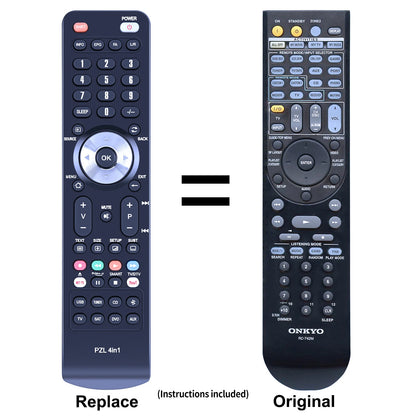 RC-742M RT24140742 Replace Remote Control For Onkyo TX-SR707 TXSR707