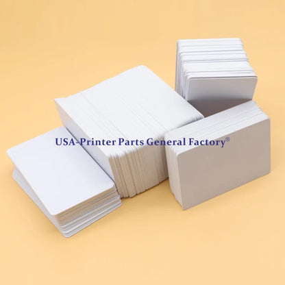 100PCS For Epson Printer Blank Inkjet Printable PVC ID Card Credit Plastic CR80