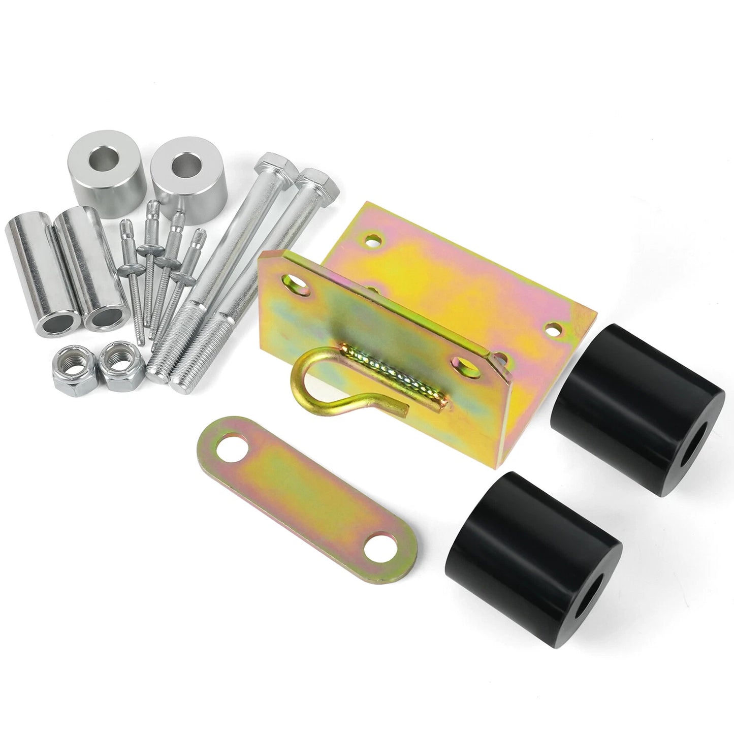 For Peterbilt 379 Lower Roller Bracket Kit Bundle with Rollers & Hardware