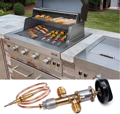 Gas Fireplace Fire Pit Flame Failure Safety Control Valve Kit and Assembly...